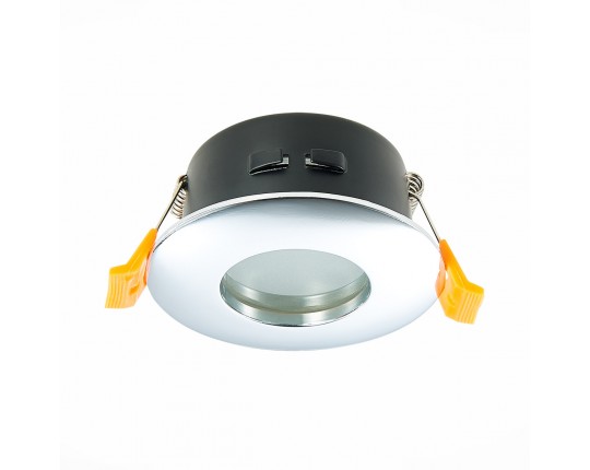 ST213.108.01 Св-к встр. Хром GU10 1*50W  IP44 D84xH50 220V Без ламп