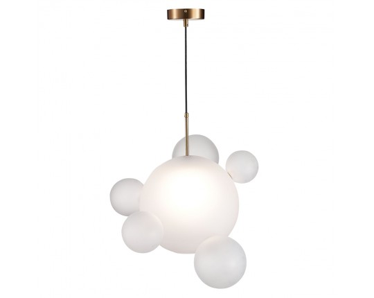 SL1133.513.01 Светильник подвесной ST-Luce Латунь/Белый E27 1*60W