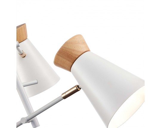 SLE1252-502-03 Светильник потолочный Белый, Золотистый/Белый, Дерево E27 3*60W