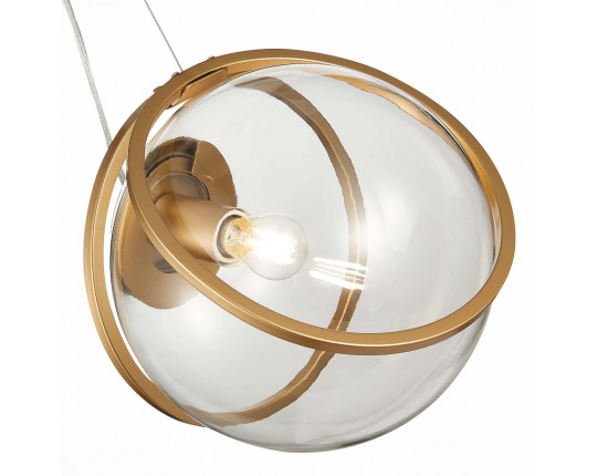 SL1181.313.01 Подвес ST-Luce Латунь/Латунь, Прозрачный E27 1*40W