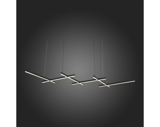 SL394.403.06 Люстра подвесная ST-Luce Черный/Белый LED 6*14W 4000K