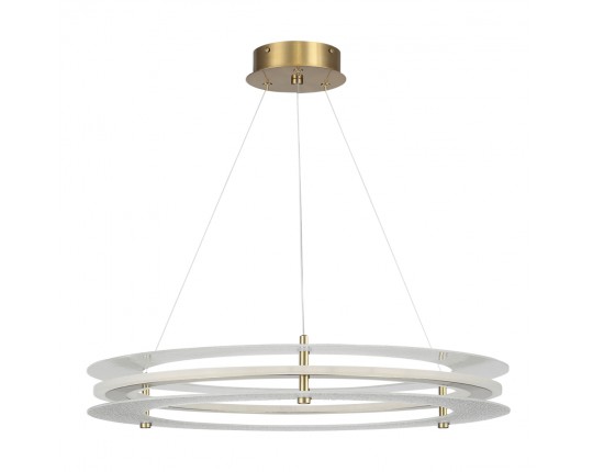 SL6245.203.01 Светильник подвесной ST-Luce золотистый/Прозрачный LED 1*40W 4000K