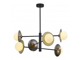 SL1521.423.06 Светильник подвесной ST-Luce Черный/Дымчатый, Белый G9 6*5W 4000K