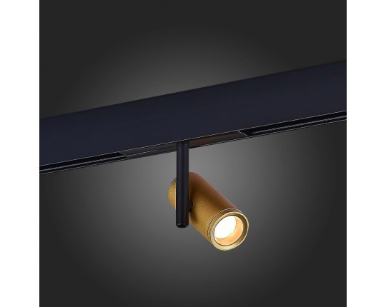 ST808.236.08 Магнитный трековый светильник Золотистый LED 1*8W 3000K 550Lm Ra>90 36° IP20 D42xH135 4