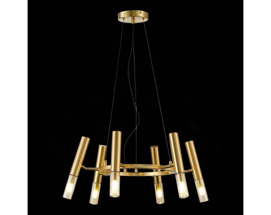 SL1236.203.06 Люстра подвесная ST-Luce Золотистый/Коньячный, Золотистый G9 LED 6*5W