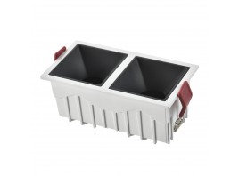 ST757.438.20 Св-к встр. Белый LED 2*10W 60° IP20 L65xW126xH52 85-265V В комплекте