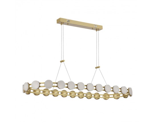 SL6610.203.26 Светильник подвесной ST-Luce золотистый/белый LED 1*50W 4000K