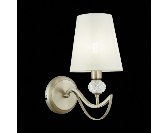 SLE111201-01 Светильник настенный Никель, прозрачный/Белый E14 1*40W