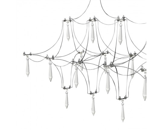 SL6603.103.17 Светильник подвесной ST-Luce Хром/Прозрачный LED 1*17W 4000K