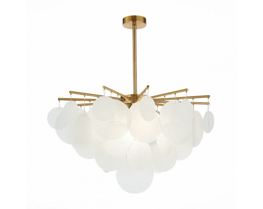 SL1231.302.06 Люстра потолочная ST-Luce Латунь/Белый E14 6*60W