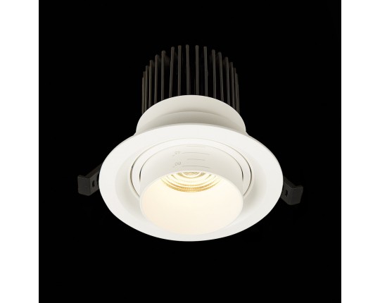 ST701.538.12 Св-к встр. Zoom Белый LED 1*12W 3000K 960Lm Ra90 15°-60° IP20 D115xH95 170-240V