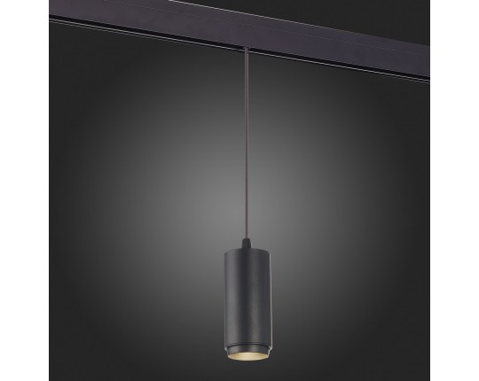 ST357.443.06 Магнитный трековый светильник подвесной ZOOM Черный LED 1*6W 4000K 667Lm Ra>80 10-60° I