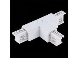 ST030.509.16L1 Т-оБразный токоподвод левый 1 для трехфазного шинопровода ST-Luce Белый