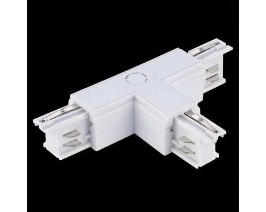 ST030.509.16L1 Т-оБразный токоподвод левый 1 для трехфазного шинопровода ST-Luce Белый