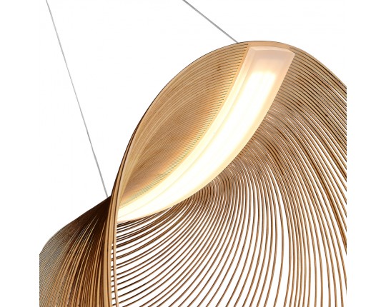 SL6900.503.32 Светильник подвесной ST-Luce Белый/Древесный LED 1*32W 4000K