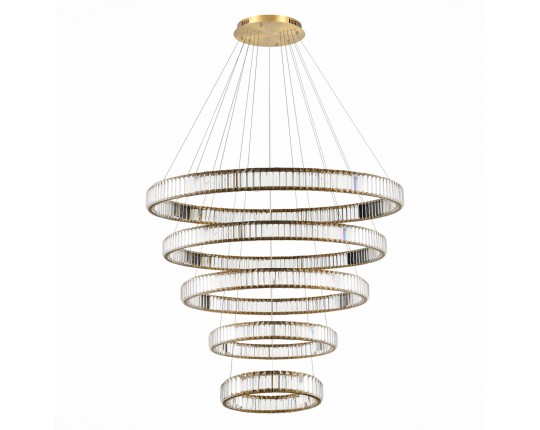 SL1622.313.05 Люстра подвесная ST-Luce Латунь/Прозрачный LED 1*285W 4000K