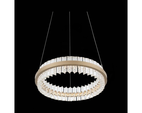 SL383.203.01 Светильник подвесной ST-Luce Золотистый/Золотистый, Прозрачный LED 1*34W 3000K