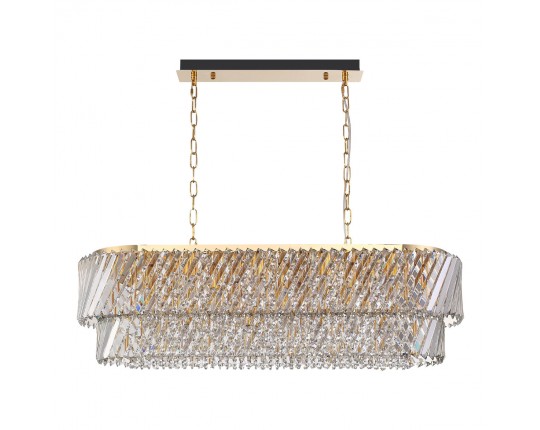 SL6138.303.14 Светильник подвесной ST-Luce латунь/прозрачный E14 14*40W