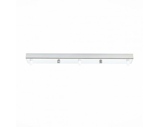 SL001.113.03 Потолочное крепление на 3 лампы (прямоугольное) ST-Luce Хром