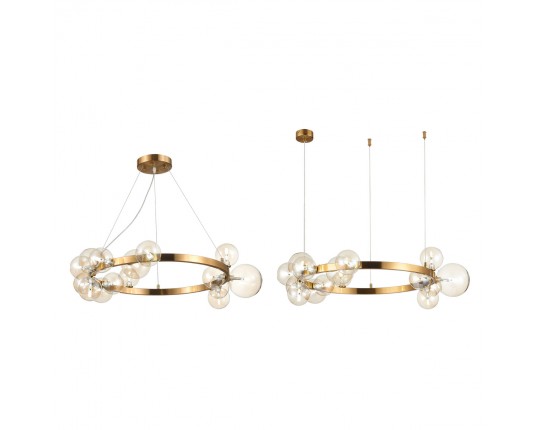 SL1165.303.15 Светильник подвесной ST-Luce Бронза/Коньячный G4 15*5W