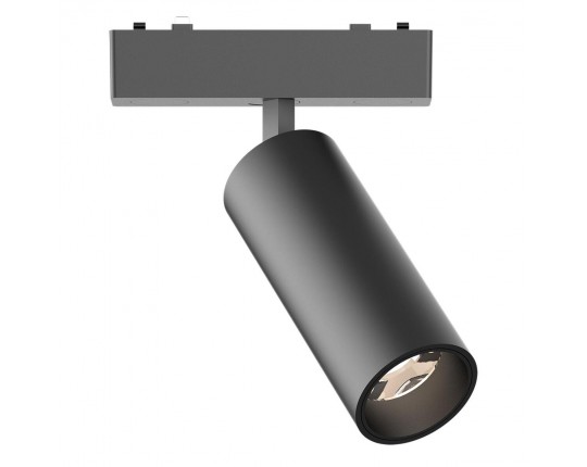ST677.436.09 Магнитный трековый светильник Черный LED 1*9W 3000K 540Lm Ra>90 IP20 D44xH110 48V