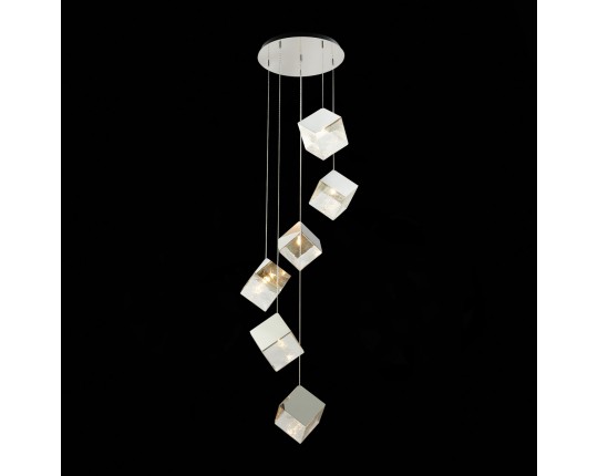 SL1182.103.06 Светильник подвесной ST-Luce Хром/Прозрачный, Хром G9 6*5W