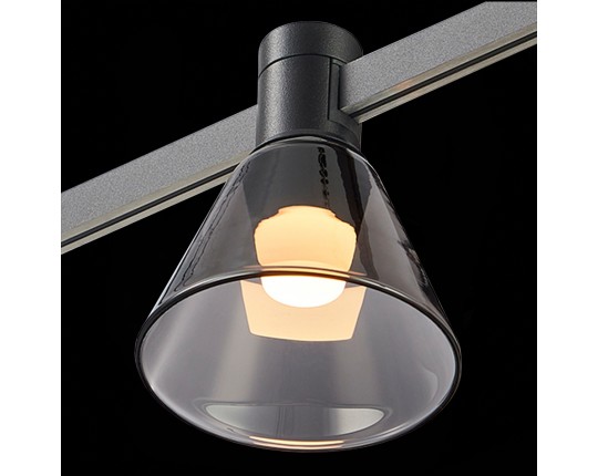 ST814.406.03 Магнитный трековый светильник FARM Черный LED 1*3W 3000K 78Lm Ra90 120 IP20 D90xH102 24