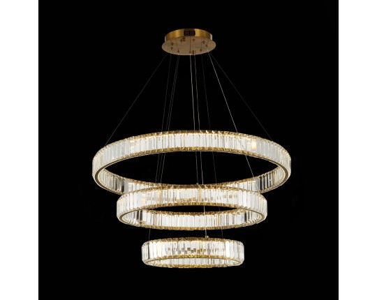 SL1622.303.03 Люстра подвесная ST-Luce Латунь/Прозрачный LED 1*122W 4000K