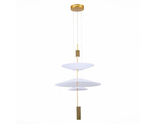 SL6101.213.01 Люстра подвесная ST-Luce Золотистый/Белый LED 1*15W 3000K