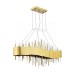 SL1633.213.08 Люстра подвесная ST-Luce Матовое золото/Матовое золото,Прозрачный E14 8*40W