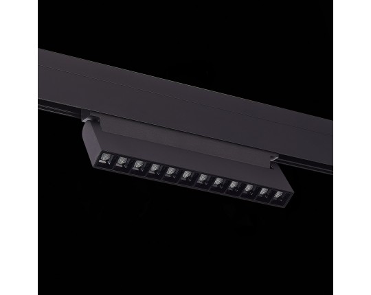 ST364.436.12 Магнитный трековый светильник Черный LED 1*12W 3000K 1 009Lm Ra>90 36° IP20 L219xW22xH1