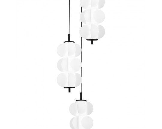SL6121.403.03 Светильник подвесной ST-Luce Черный/Белый LED 3*7,5W 3000K