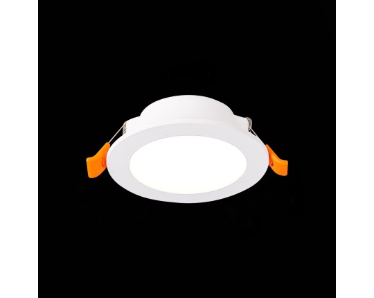 ST210.538.06 Св-к встр. Белый LED 1*6W 3000K 480Lm Ra80 110° IP20 D90xH30 220-240V