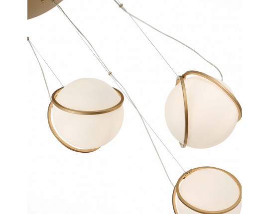 SL1181.353.03 Светильник подвесной ST-Luce Латунь/Латунь, Белый E27 3*40W