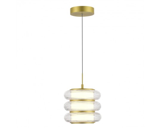 SL6239.203.03 Светильник подвесной ST-Luce золото/прозрачный LED 1*16W 3000K