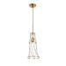 SL1016.203.01 Светильник подвесной ST-Luce Золотистый/Золотистый, Прозрачный E27 1*60W