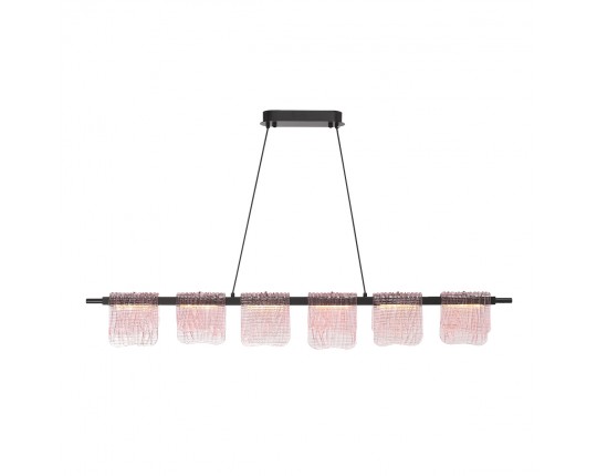 SL6021.403.36 Светильник подвесной ST-Luce черный/розовый LED 1*36W 3000K