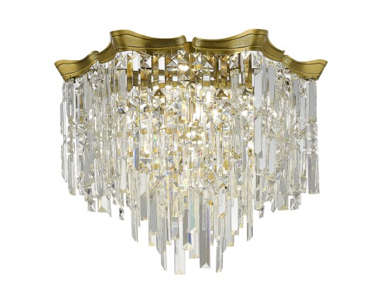 SL1659.302.10 Светильник потолочный ST-Luce Латунь/Прозрачный E14 10*60W