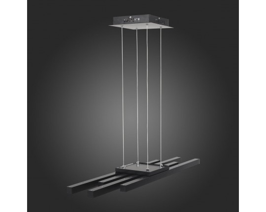 SL933.403.04 Люстра подвесная ST-Luce Черный/Белый,Черный LED 1*38W 3000K/4000K/6000K