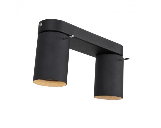 SL597.401.02 Спот ST-Luce Черный, Хром/Черный GU10 LED 2*3W