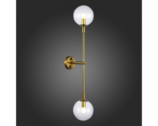 SL1506.201.02 Бра ST-Luce Золотистый/Прозрачный G9 2*5W 4000K