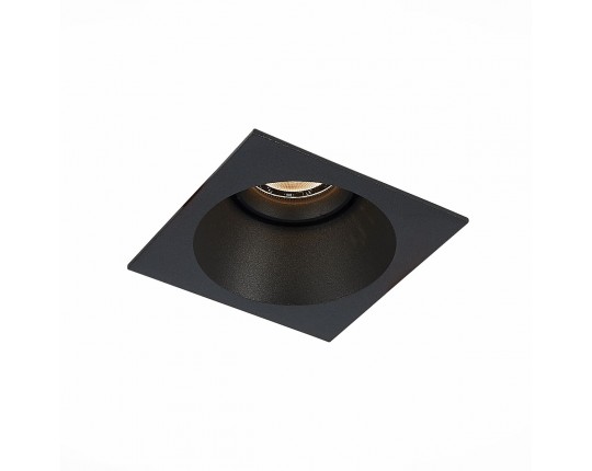 ST207.418.01 Св-к встр. Черный GU10 1*50W  L103xW103xH52 220V Без ламп