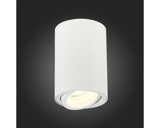 ST108.507.01 Светильник потолочный Белый GU10 1*50W  IP20 D70xH100 220V Без ламп