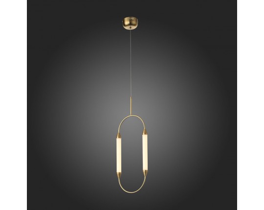 SL6004.303.02 Подвес ST-Luce Латунь/Белый LED 2*4W 3000K