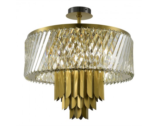 SL1635.302.09 Люстра потолочная ST-Luce Латунь/Прозрачный E14 9*40W