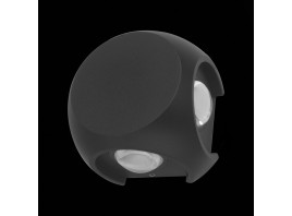 SL9505.401.01 Светильник уличный настенный ST-Luce Черный/Черный LED 1*4W 4000K