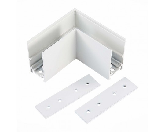 ST007.519.00 Угол-соединитель для подвесного / накладного магнитного шинопровода  ST-Luce Белый