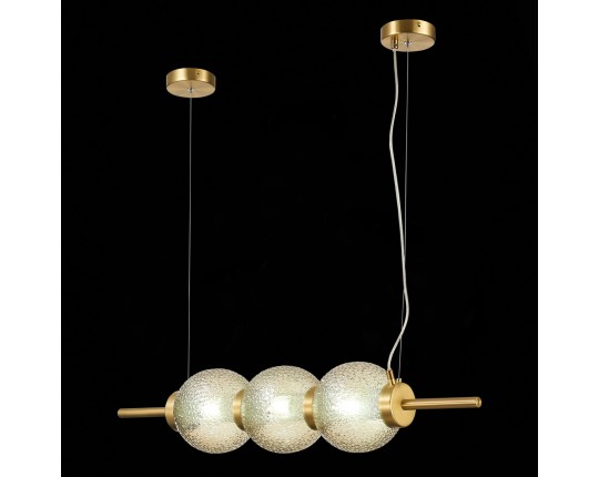 SL1155.313.03 Светильник подвесной ST-Luce Латунь/Коньячный E14 3*40W