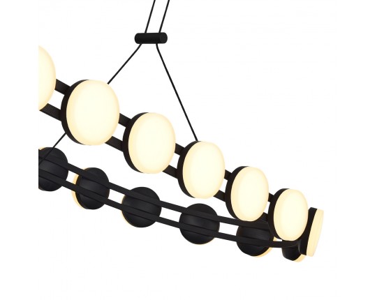 SL6610.403.26 Светильник подвесной ST-Luce черный/белый LED 1*50W 4000K