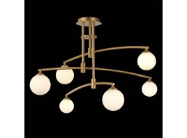 SL1208.302.06 Светильник потолочный ST-Luce Золотистый/Белый G9 6*5W
